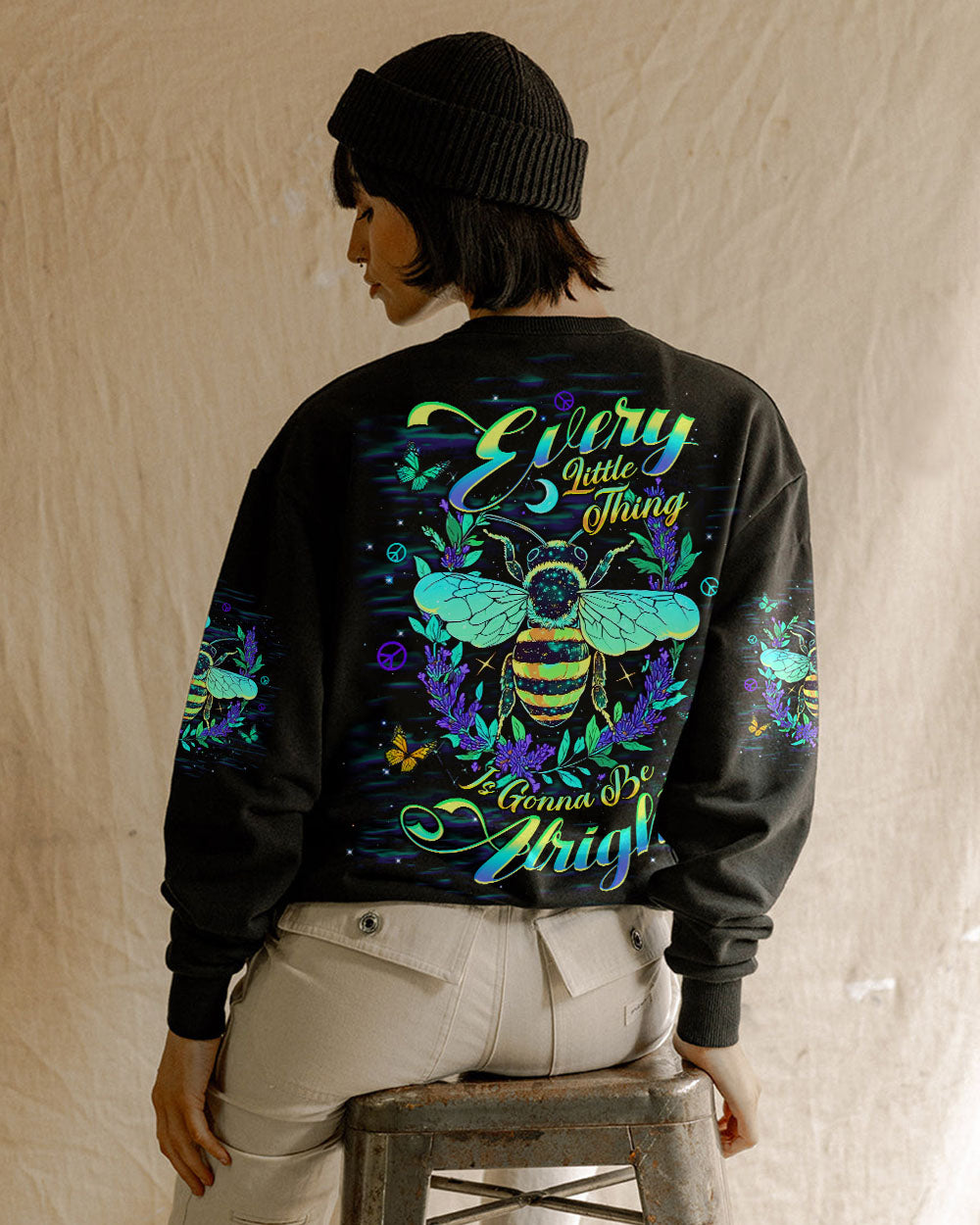 EVERY LITTLE THING IS GONNA BE ALRIGHT BEE ALL OVER PRINT  - TLTW3005253