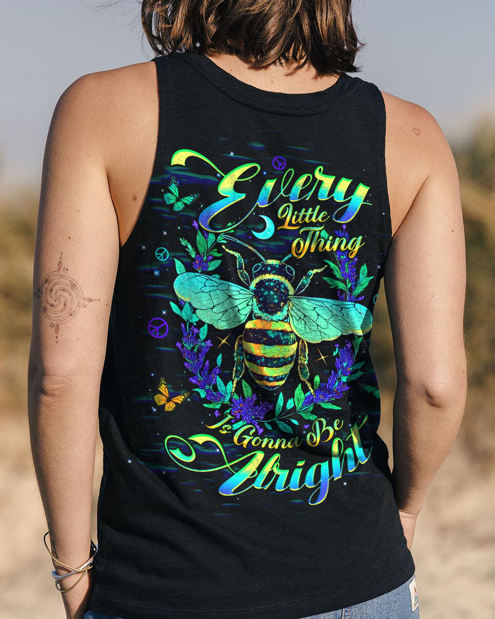 EVERY LITTLE THING IS GONNA BE ALRIGHT BEE ALL OVER PRINT  - TLTW3005253