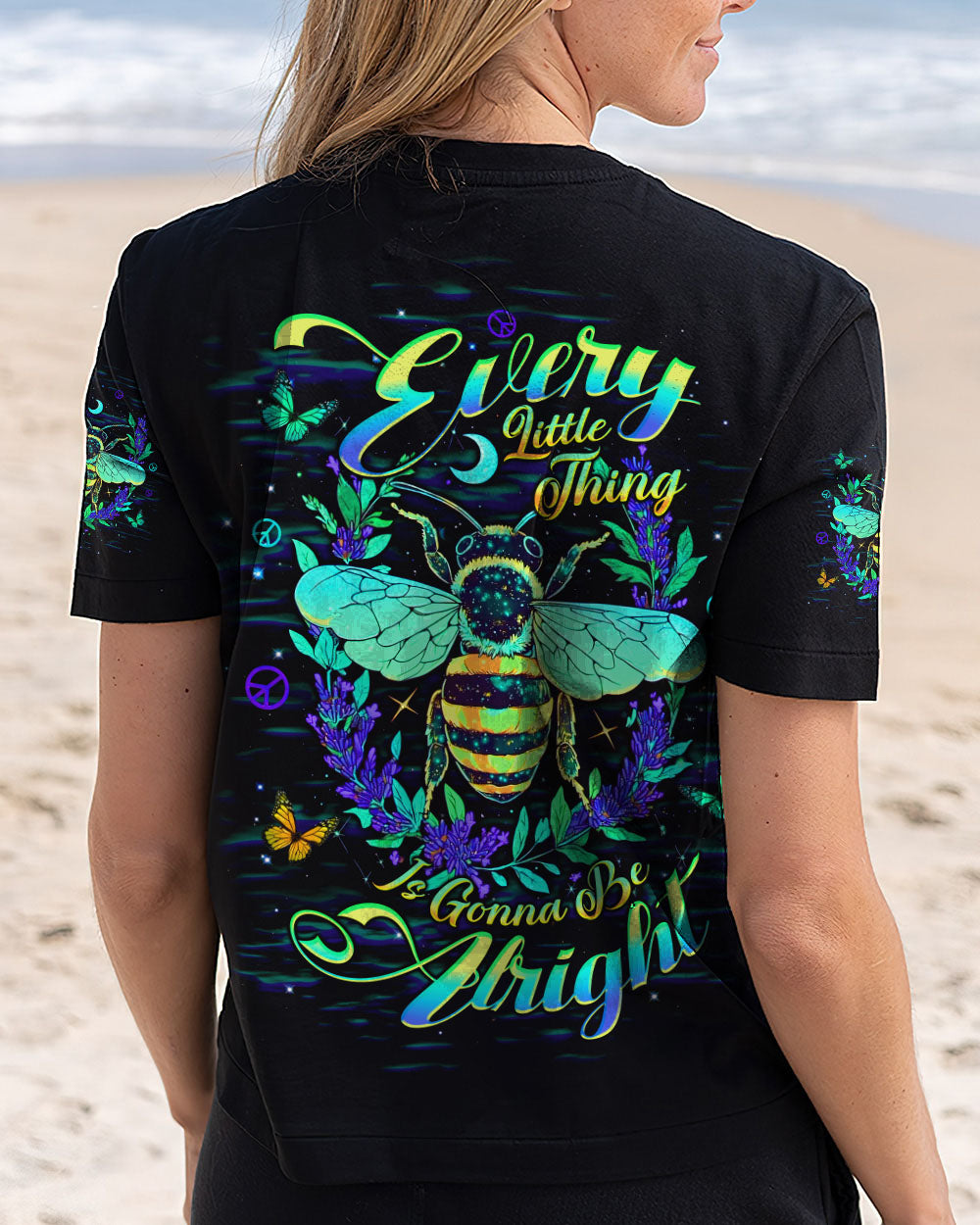 EVERY LITTLE THING IS GONNA BE ALRIGHT BEE ALL OVER PRINT  - TLTW3005253