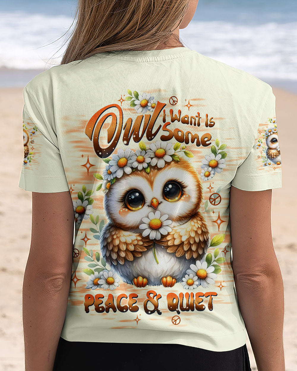 OWL I WANT IS SOME PEACE AND QUIET ALL OVER PRINT - TLTW3006254