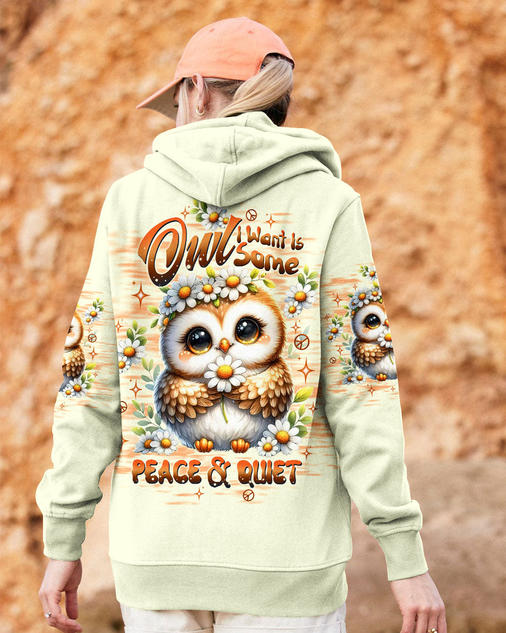 OWL I WANT IS SOME PEACE AND QUIET ALL OVER PRINT - TLTW3006254