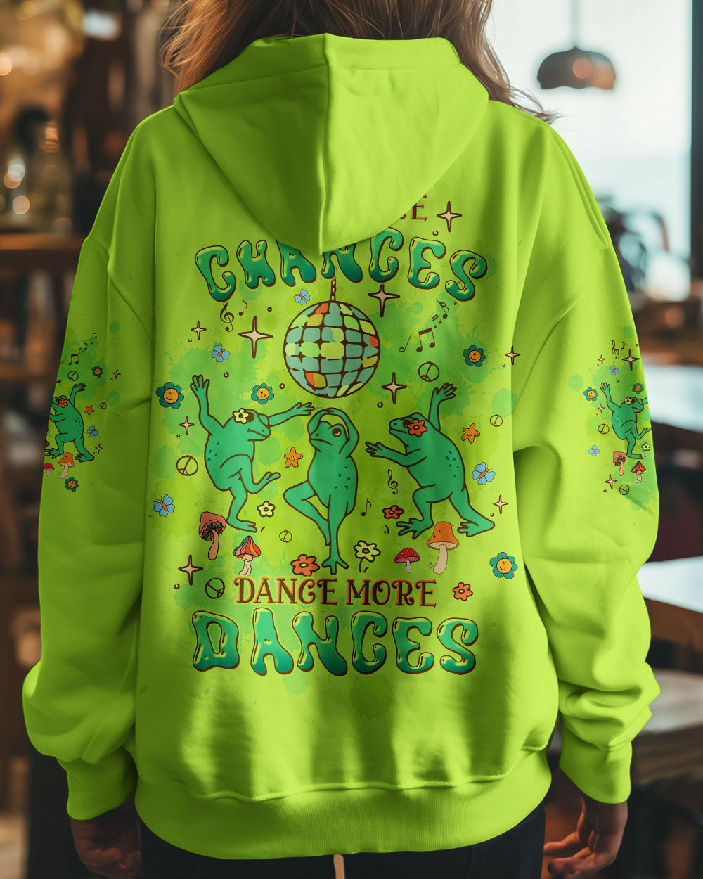 TAKE MORE CHANCES FROG ALL OVER PRINT - TLTW3008244