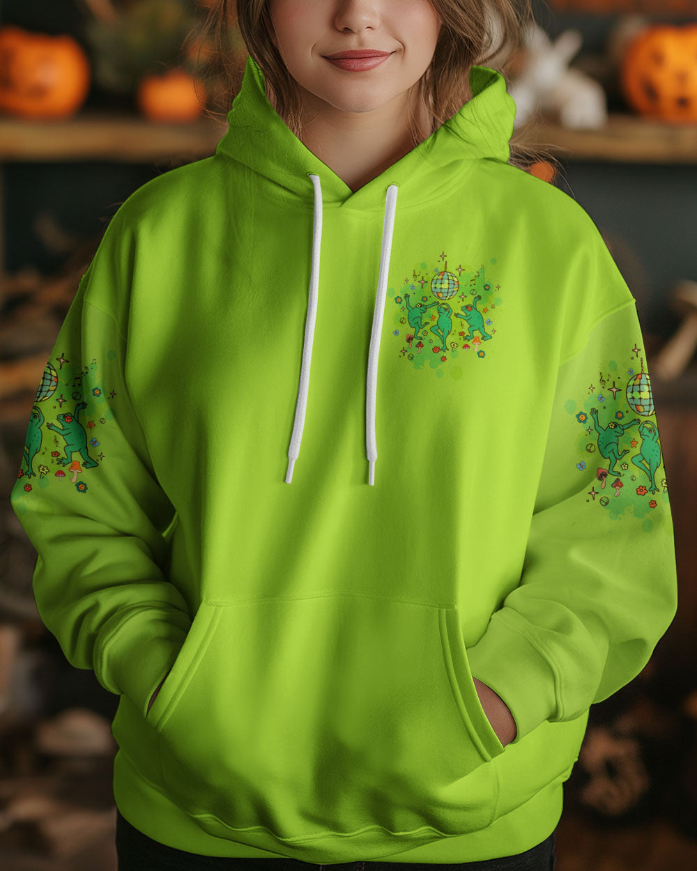 TAKE MORE CHANCES FROG ALL OVER PRINT - TLTW3008244