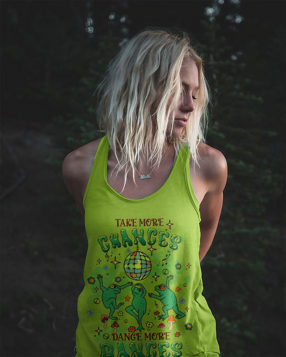 TAKE MORE CHANCES FROG ALL OVER PRINT - TLTW3008244