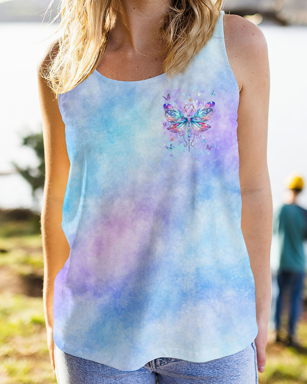 BE YOU THE WORLD WILL ADJUST DRAGONFLY ALL OVER PRINT - YHDU2911231