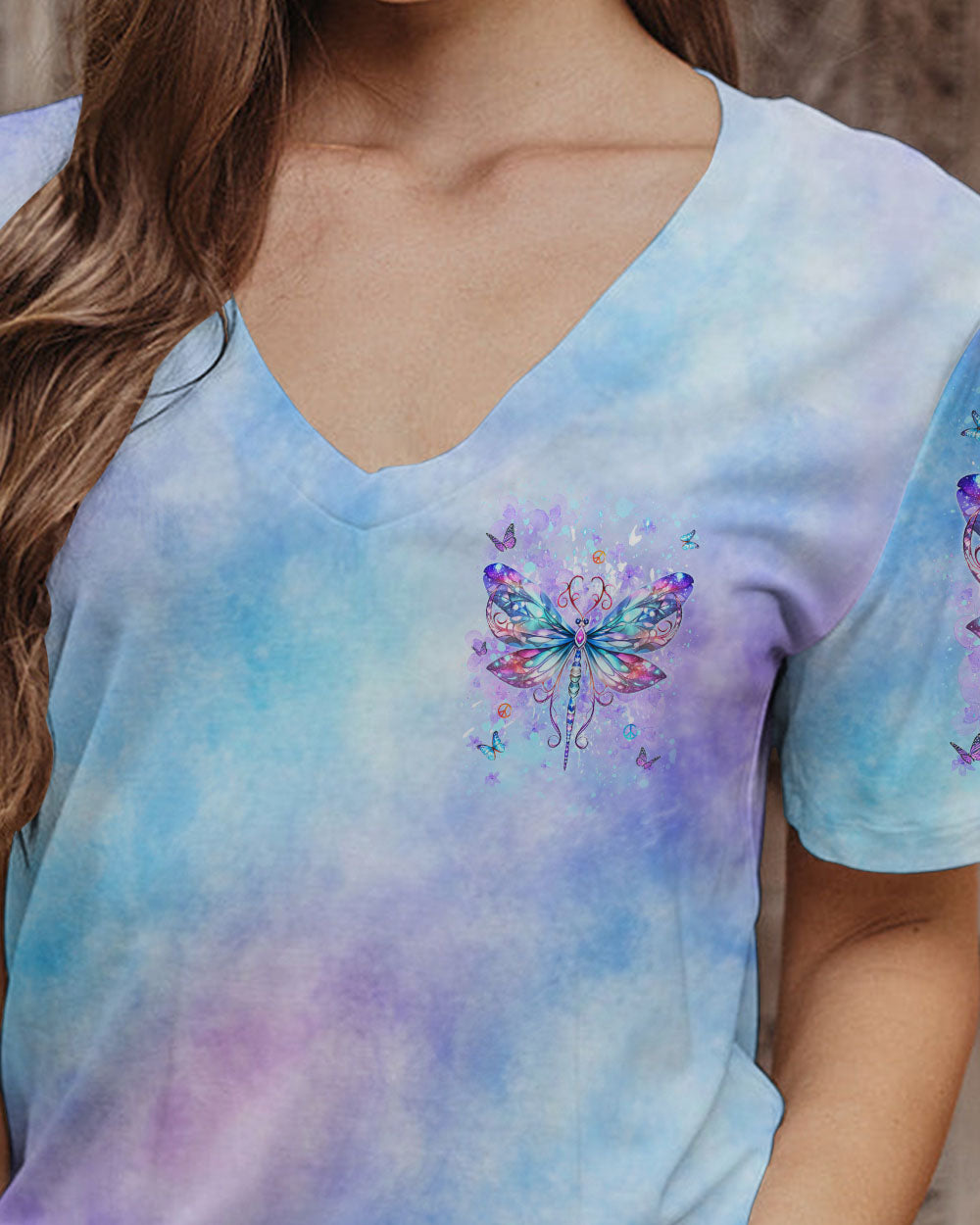 BE YOU THE WORLD WILL ADJUST DRAGONFLY ALL OVER PRINT - YHDU2911231