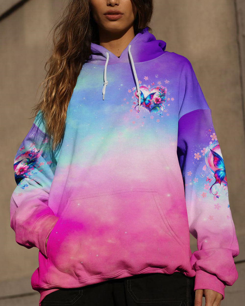 JUST BREATHE BUTTERFLY ALL OVER PRINT - TLTW3105245