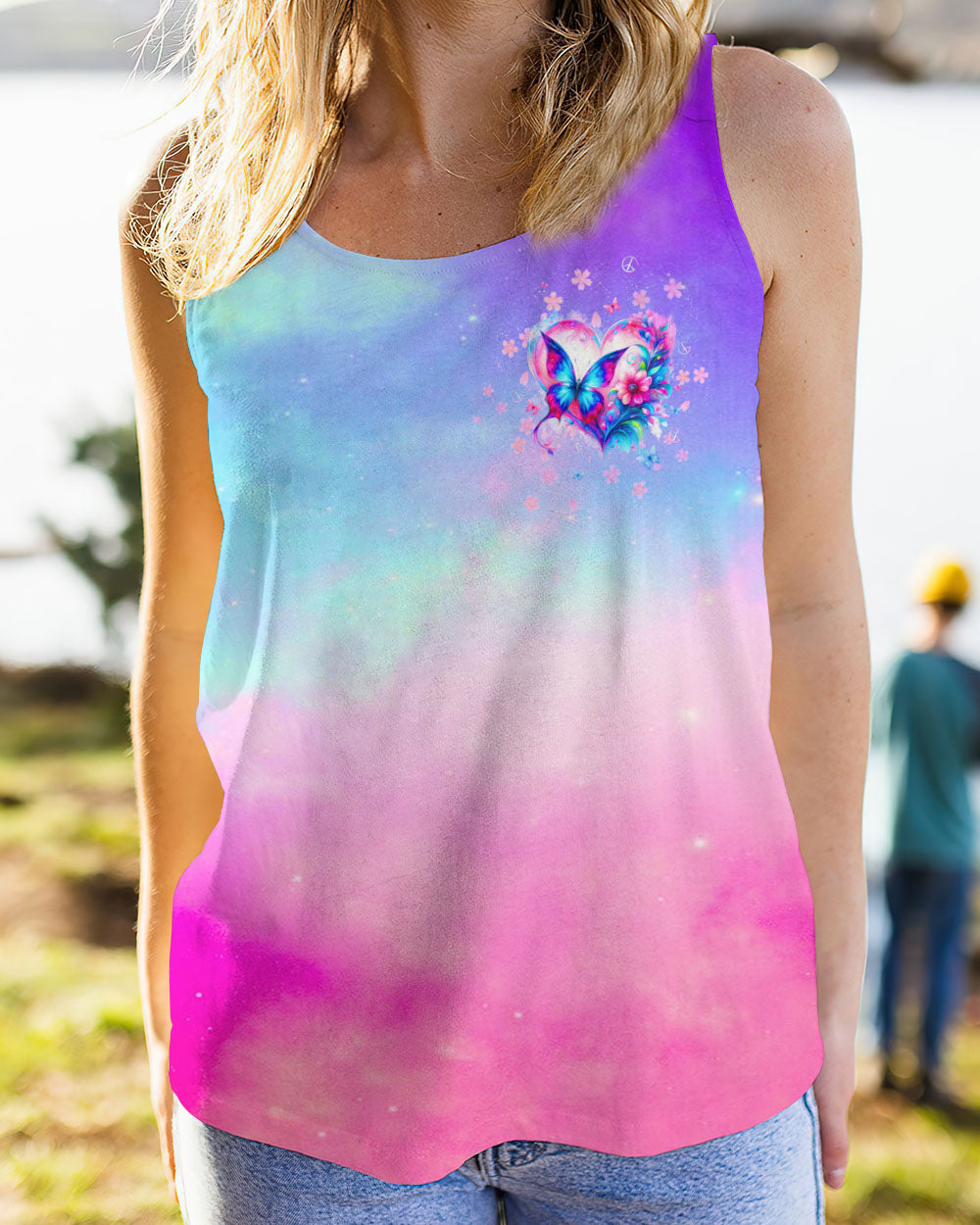 JUST BREATHE BUTTERFLY ALL OVER PRINT - TLTW3105245