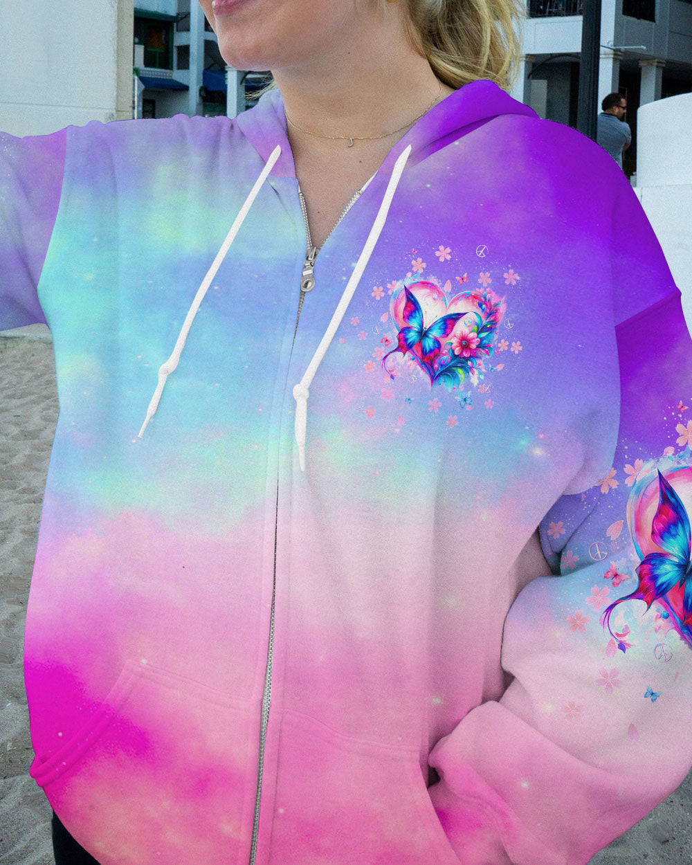 JUST BREATHE BUTTERFLY ALL OVER PRINT - TLTW3105245