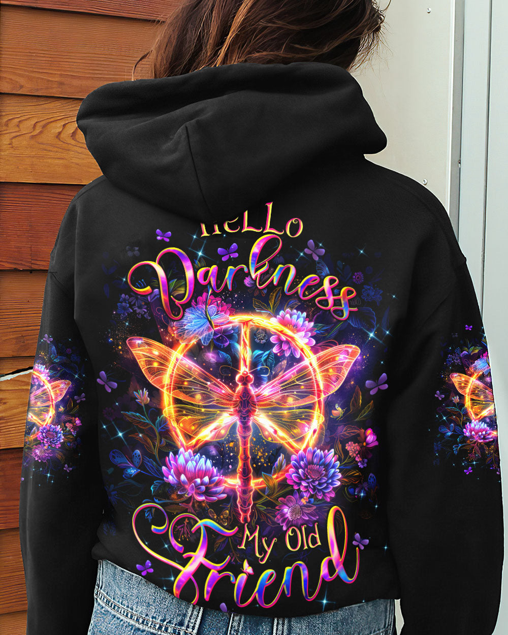 HELLO DARKNESS MY OLD FRIEND DRAGONFLY ALL OVER PRINT - TLTW3112244