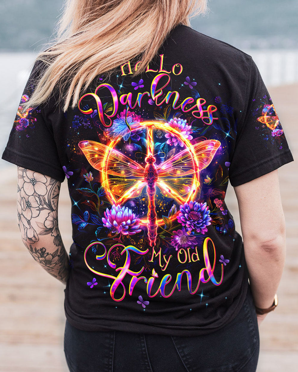 HELLO DARKNESS MY OLD FRIEND DRAGONFLY ALL OVER PRINT - TLTW3112244