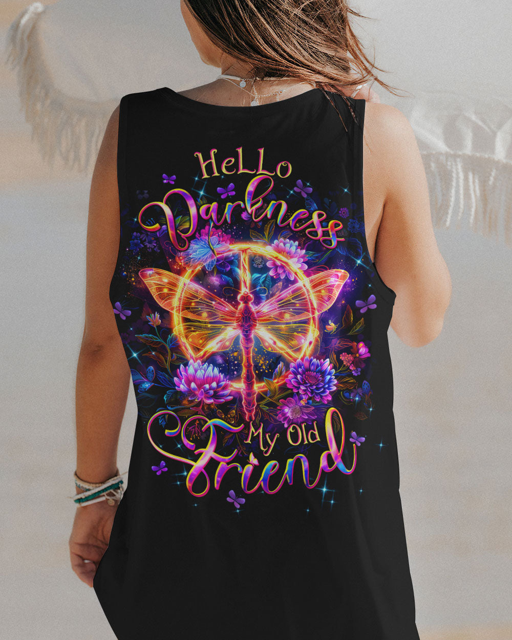 HELLO DARKNESS MY OLD FRIEND DRAGONFLY ALL OVER PRINT - TLTW3112244
