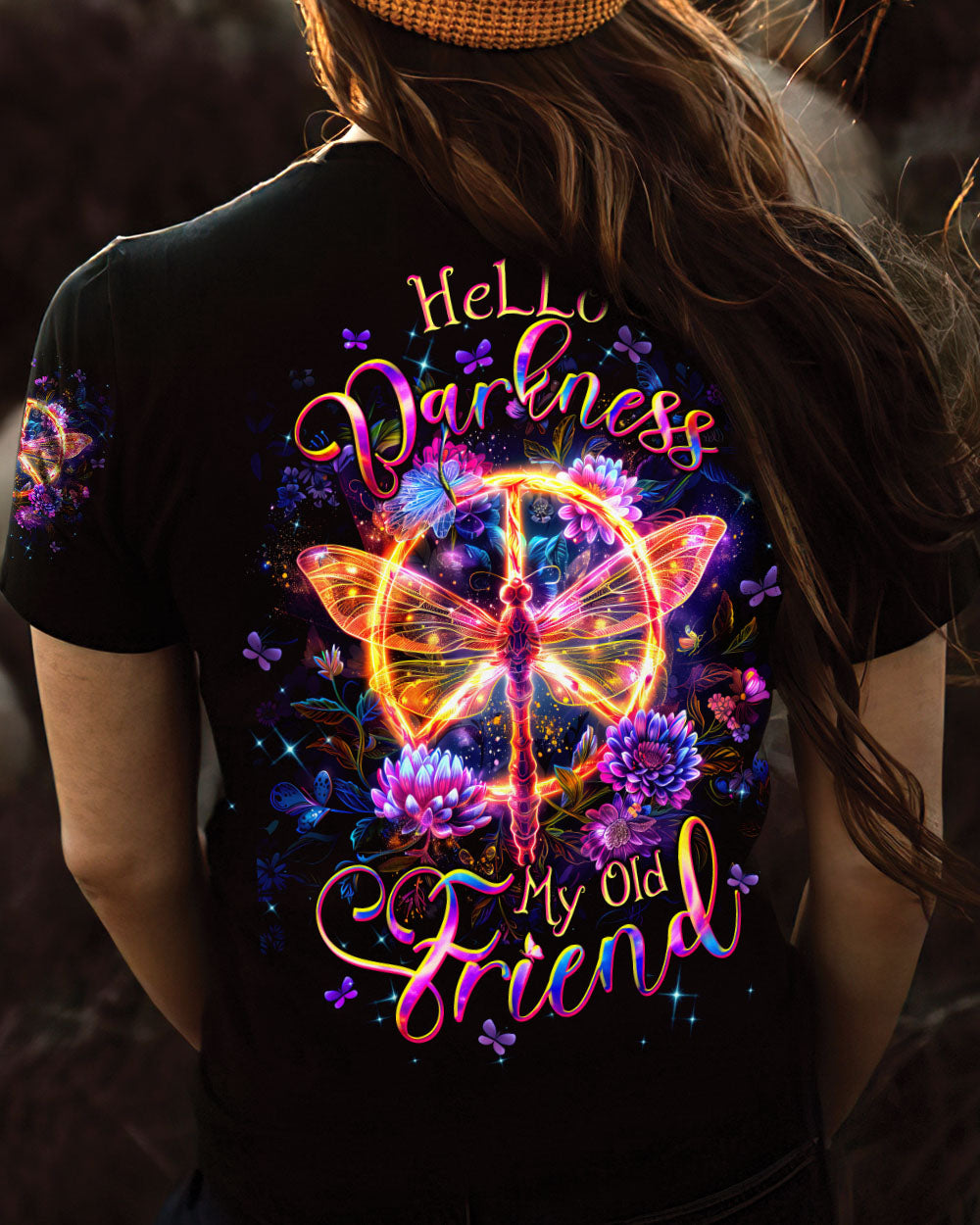 HELLO DARKNESS MY OLD FRIEND DRAGONFLY ALL OVER PRINT - TLTW3112244