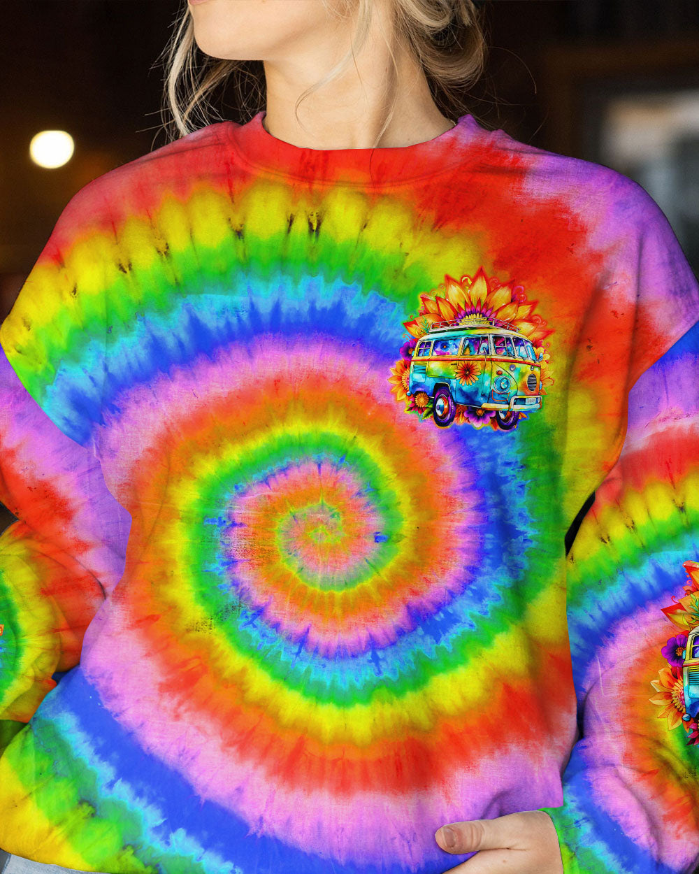 BORN TO BE WILD TIE DYE ALL OVER PRINT - TY0108231