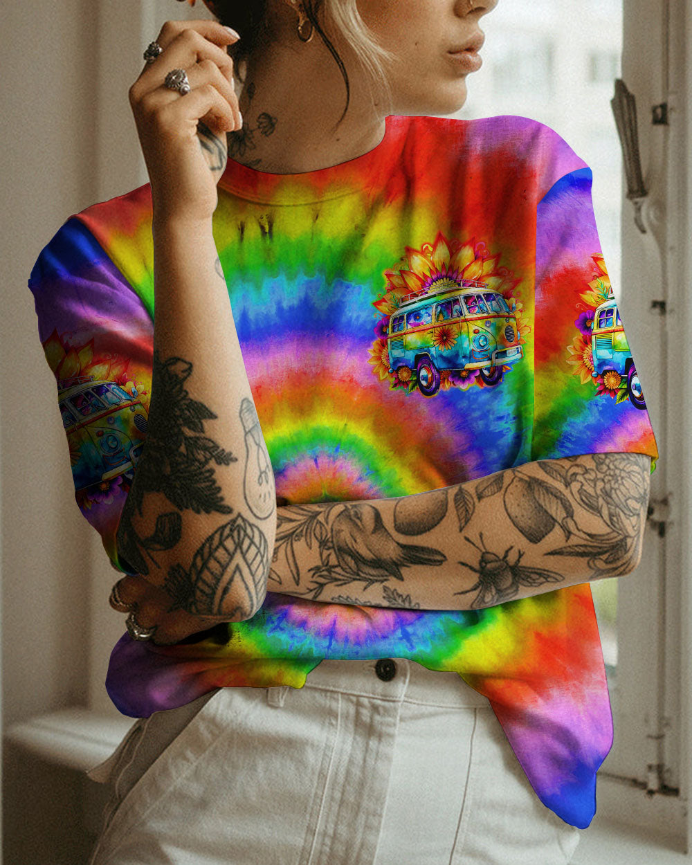 BORN TO BE WILD TIE DYE ALL OVER PRINT - TY0108231
