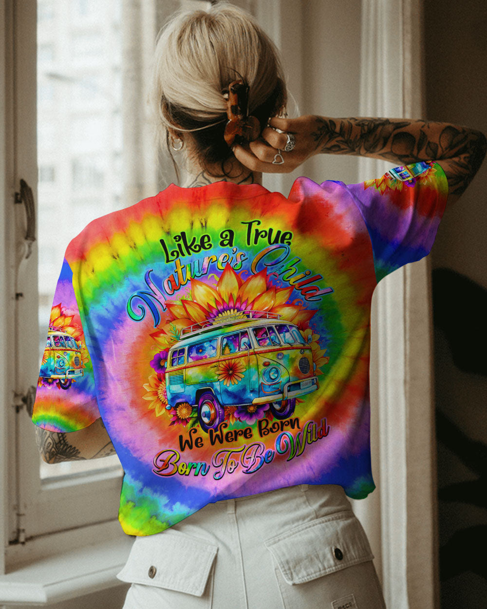 BORN TO BE WILD TIE DYE ALL OVER PRINT - TY0108231