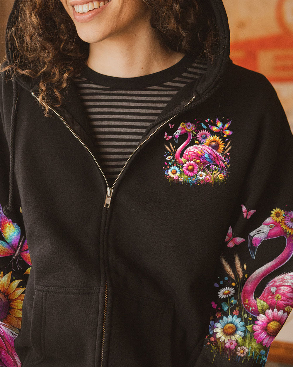 ALWAYS BE YOURSELF FLAMINGO ALL OVER PRINT - TY0201242