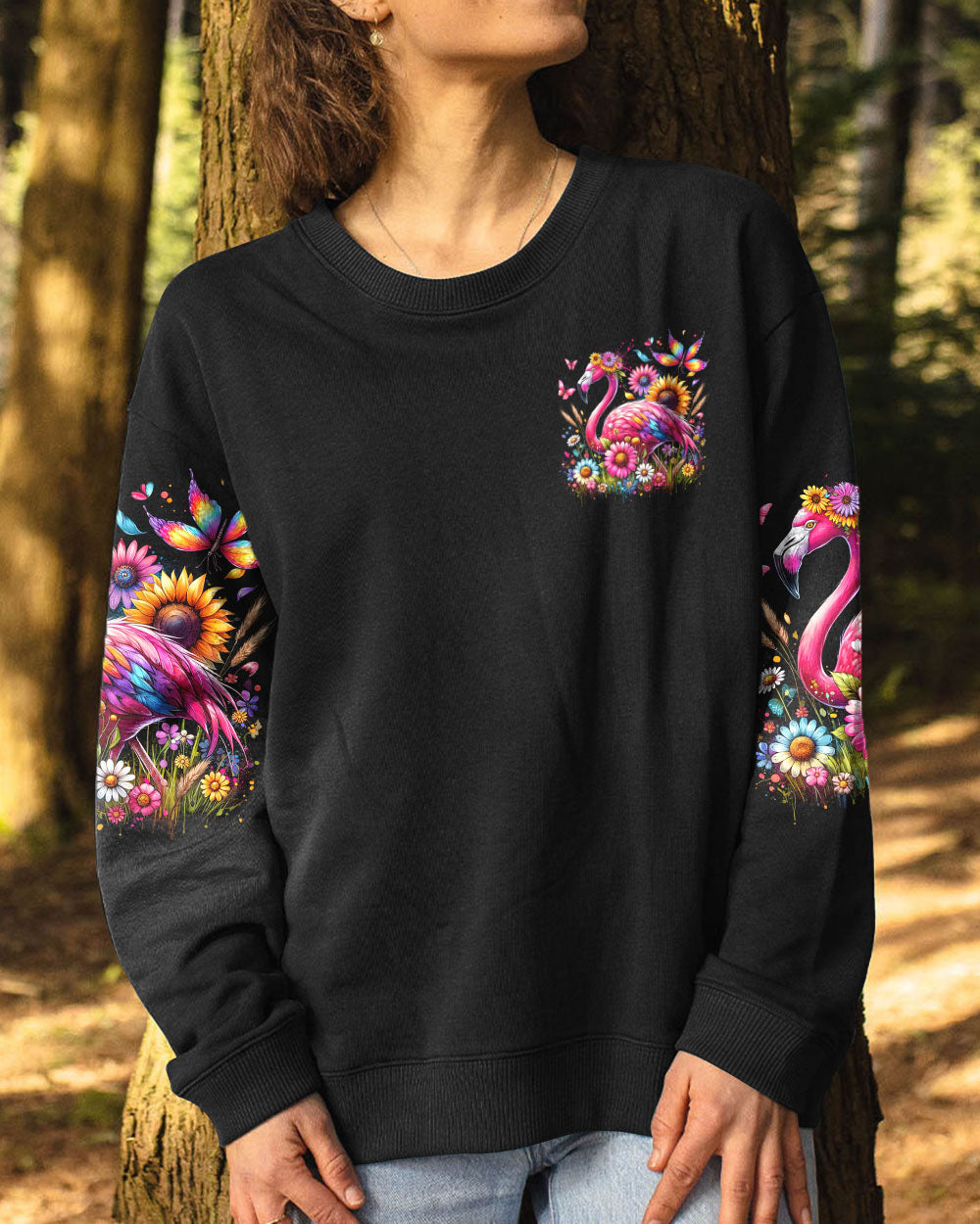 ALWAYS BE YOURSELF FLAMINGO ALL OVER PRINT - TY0201242