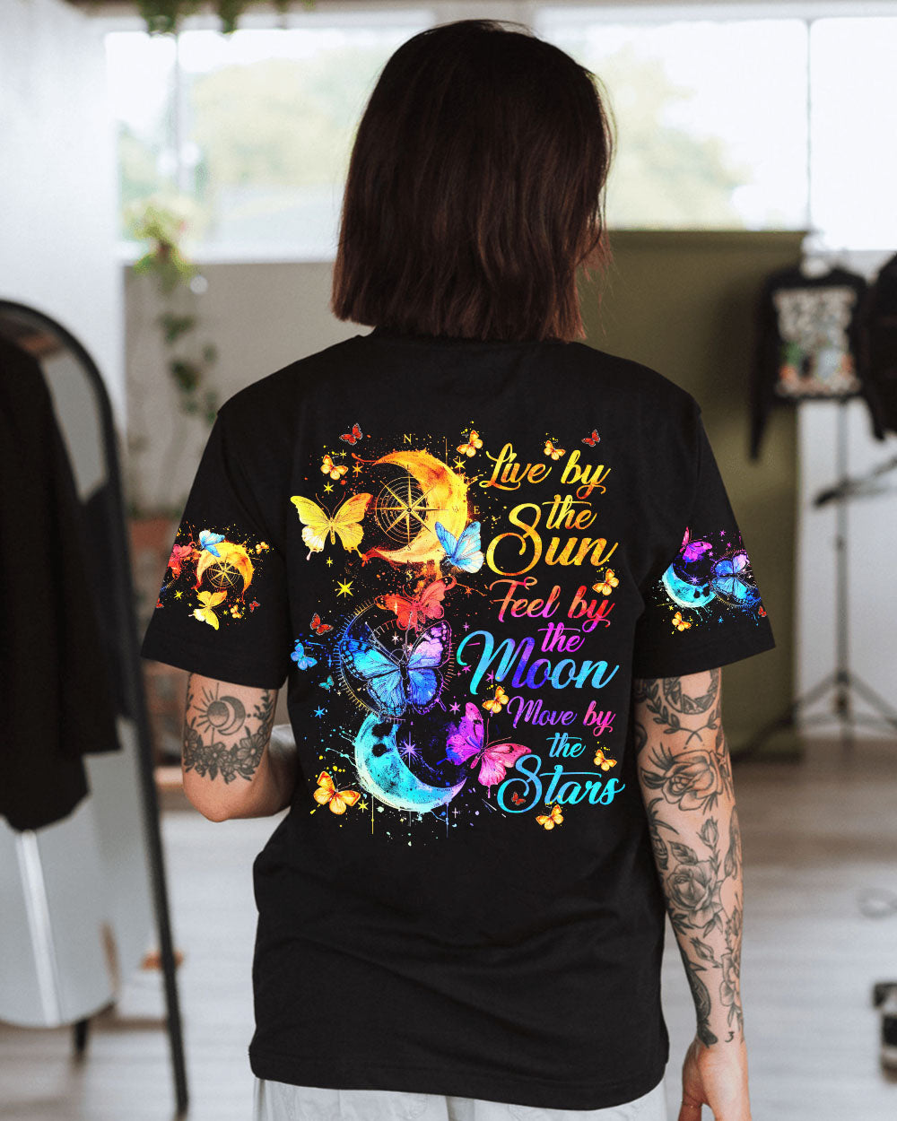 LIVE BY THE SUN BUTTERFLIES ALL OVER PRINT - TY0203246