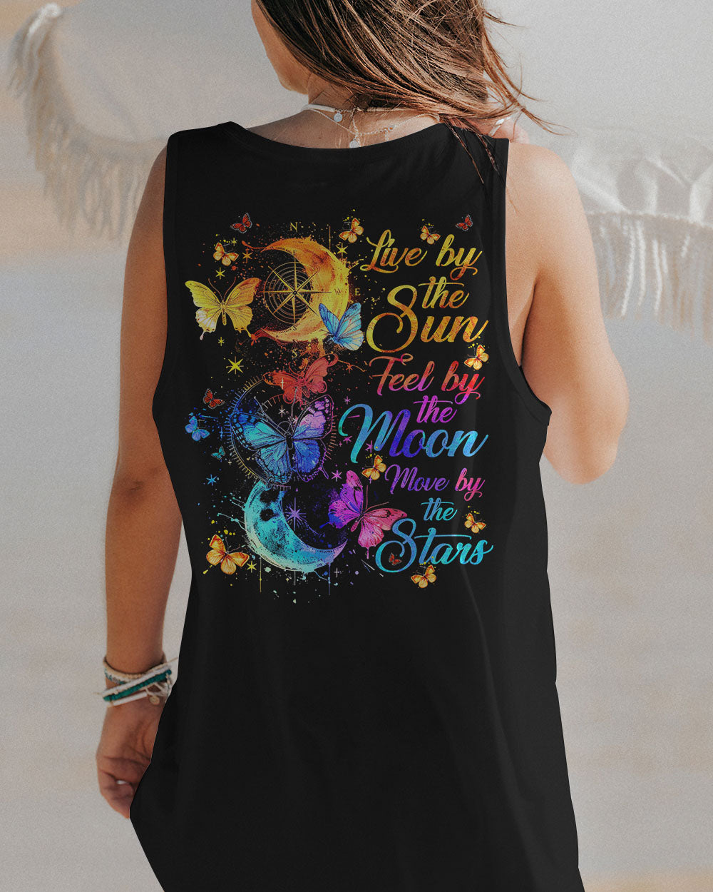 LIVE BY THE SUN BUTTERFLIES ALL OVER PRINT - TY0203246