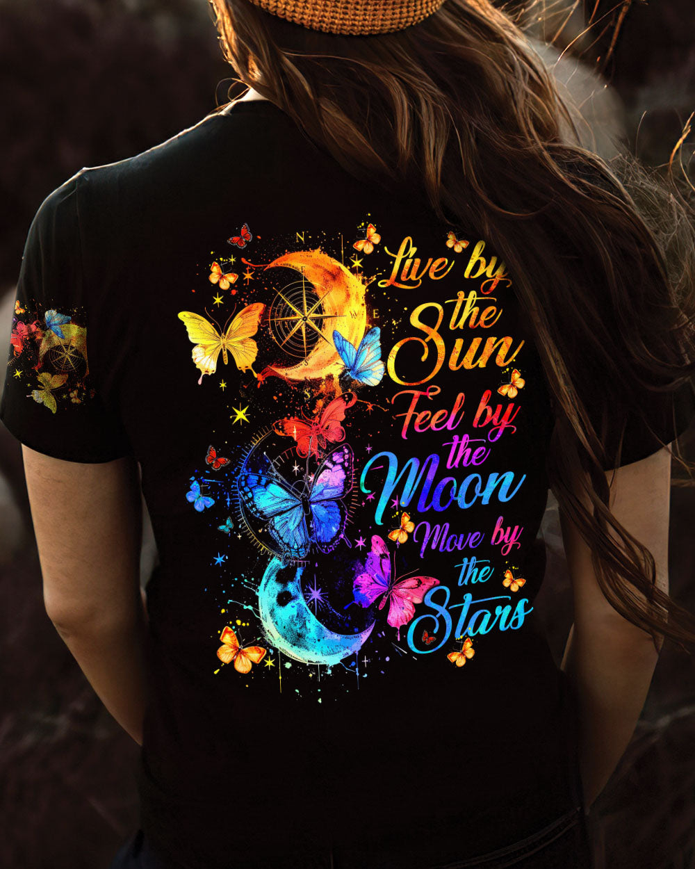 LIVE BY THE SUN BUTTERFLIES ALL OVER PRINT - TY0203246