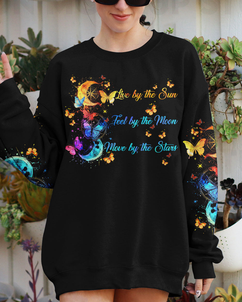 LIVE BY THE SUN BUTTERFLIES ALL OVER PRINT - TY0203246