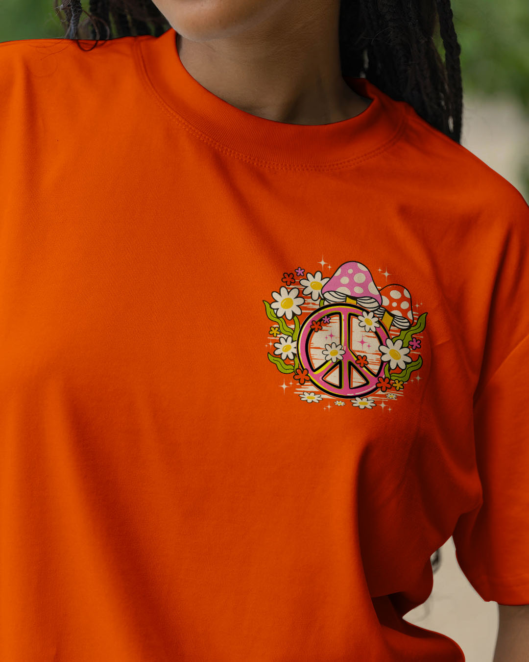 SLOW DOWN SNAIL HIPPIE ALL OVER PRINT - TY0207252