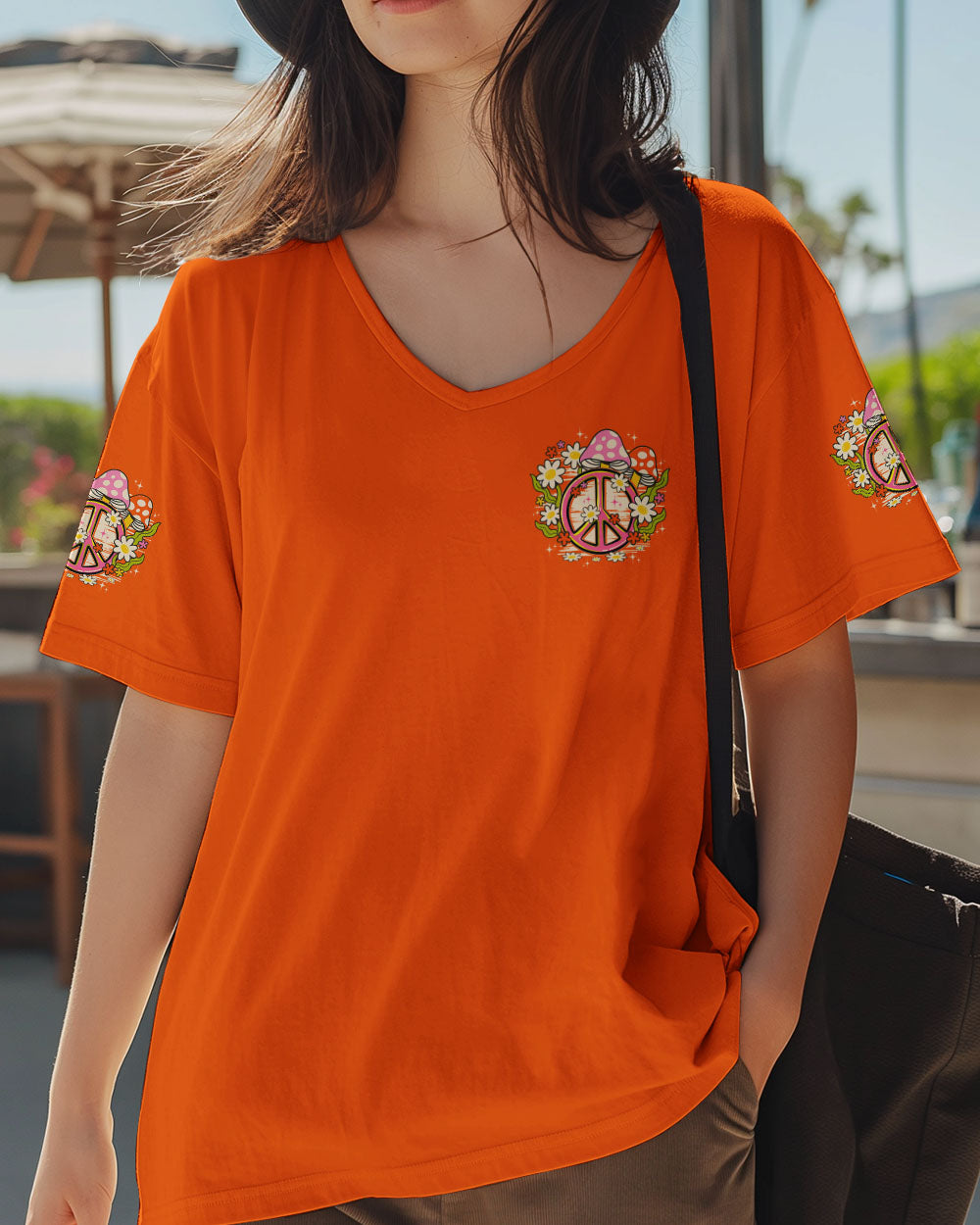 SLOW DOWN SNAIL HIPPIE ALL OVER PRINT - TY0207252