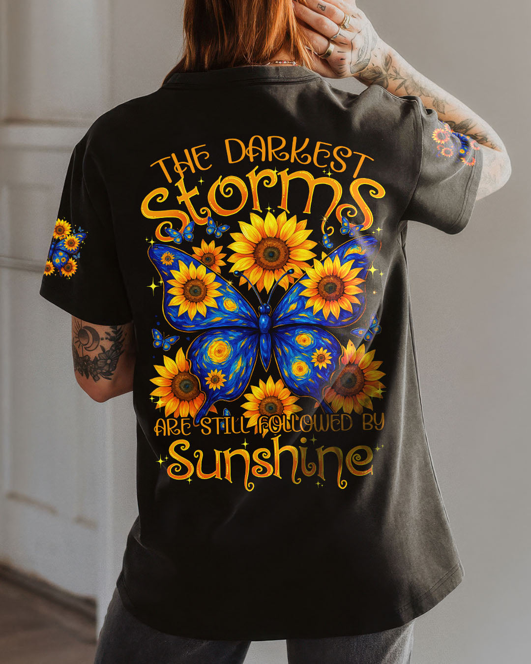 THE DARKEST STORMS ARE STILL FOLLOWED BY SUNSHINE BUTTERFLY ALL OVER PRINT - TY0210251
