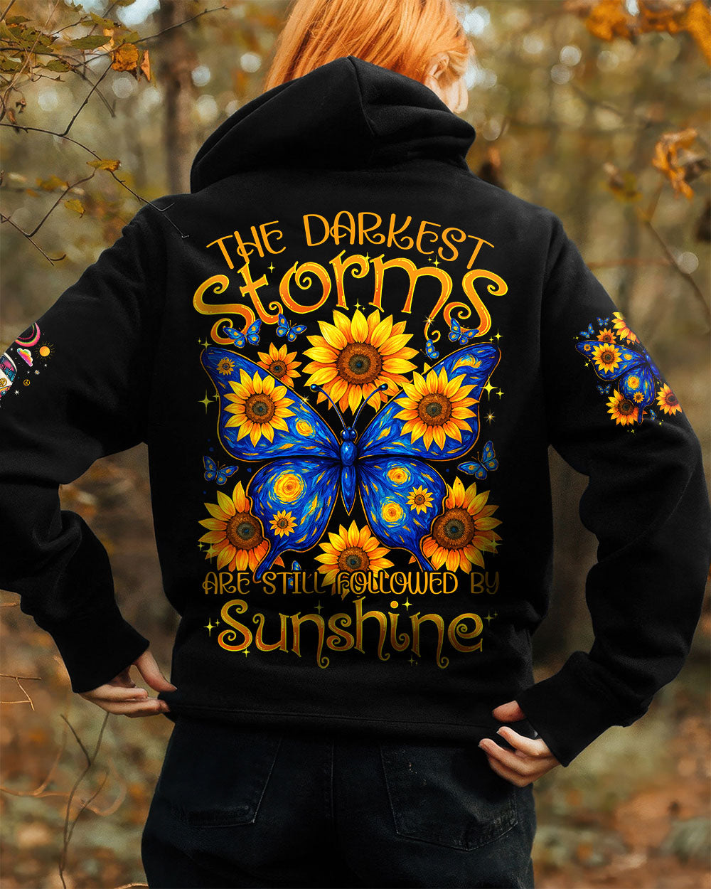 THE DARKEST STORMS ARE STILL FOLLOWED BY SUNSHINE BUTTERFLY ALL OVER PRINT - TY0210251