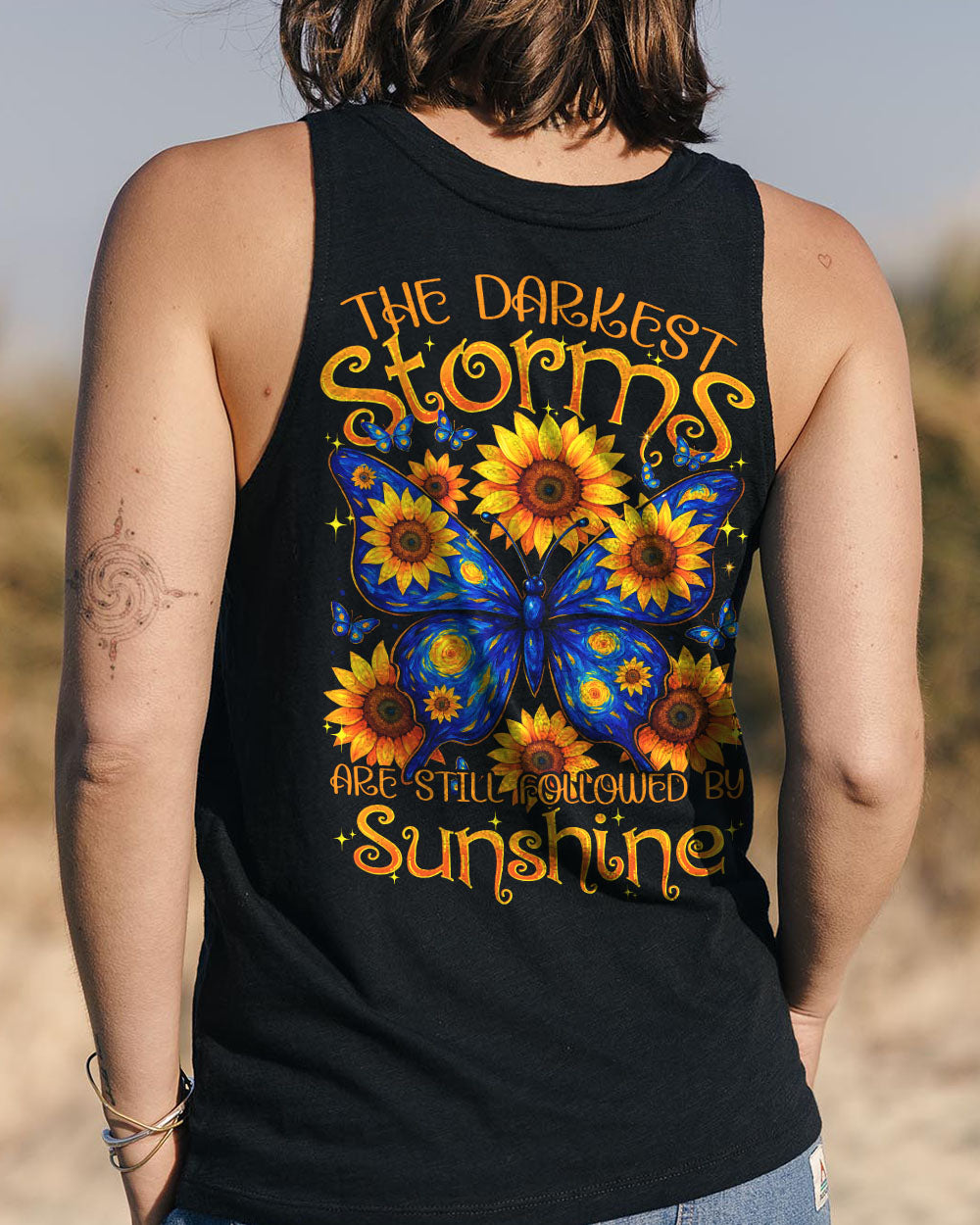 THE DARKEST STORMS ARE STILL FOLLOWED BY SUNSHINE BUTTERFLY ALL OVER PRINT - TY0210251