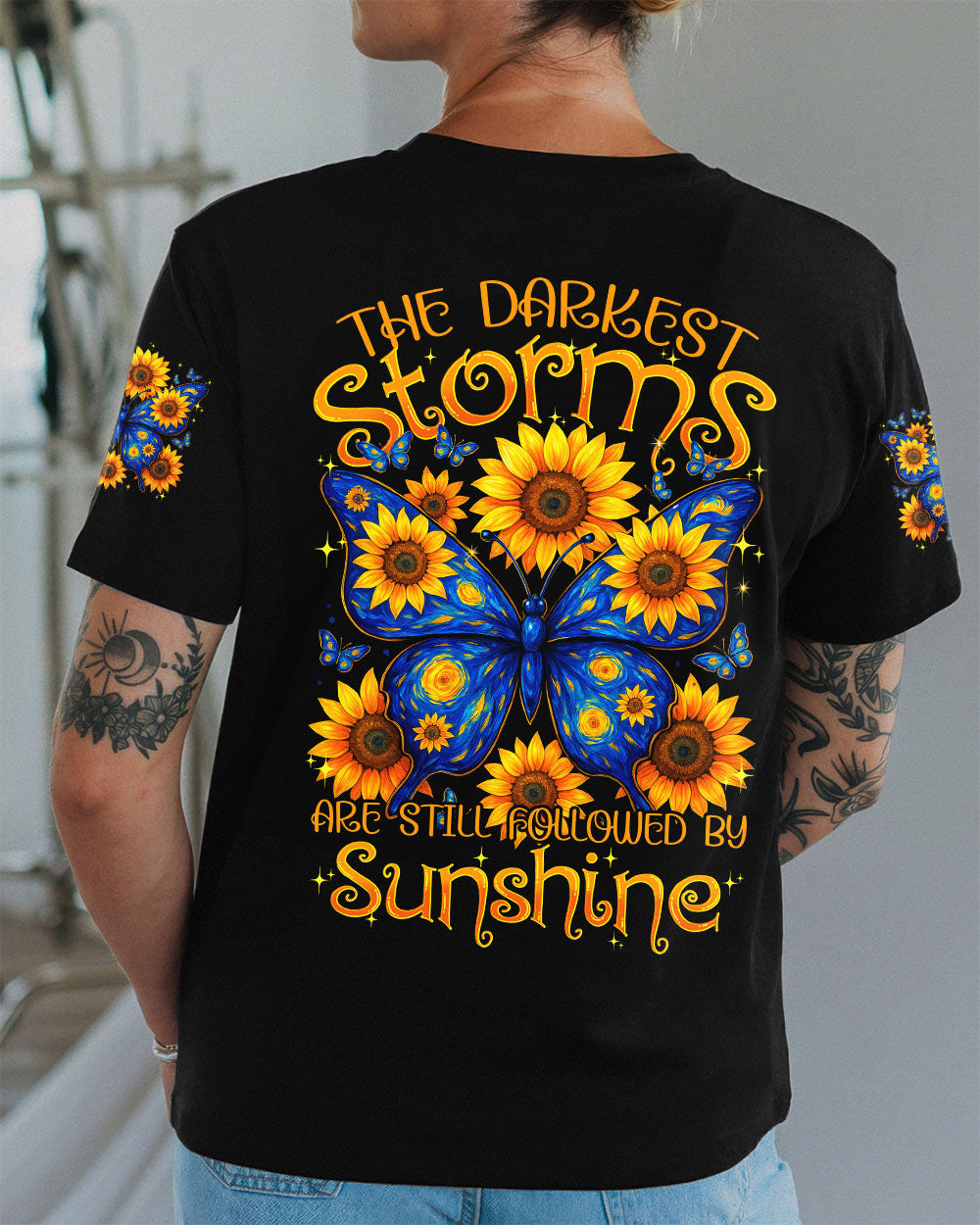 THE DARKEST STORMS ARE STILL FOLLOWED BY SUNSHINE BUTTERFLY ALL OVER PRINT - TY0210251