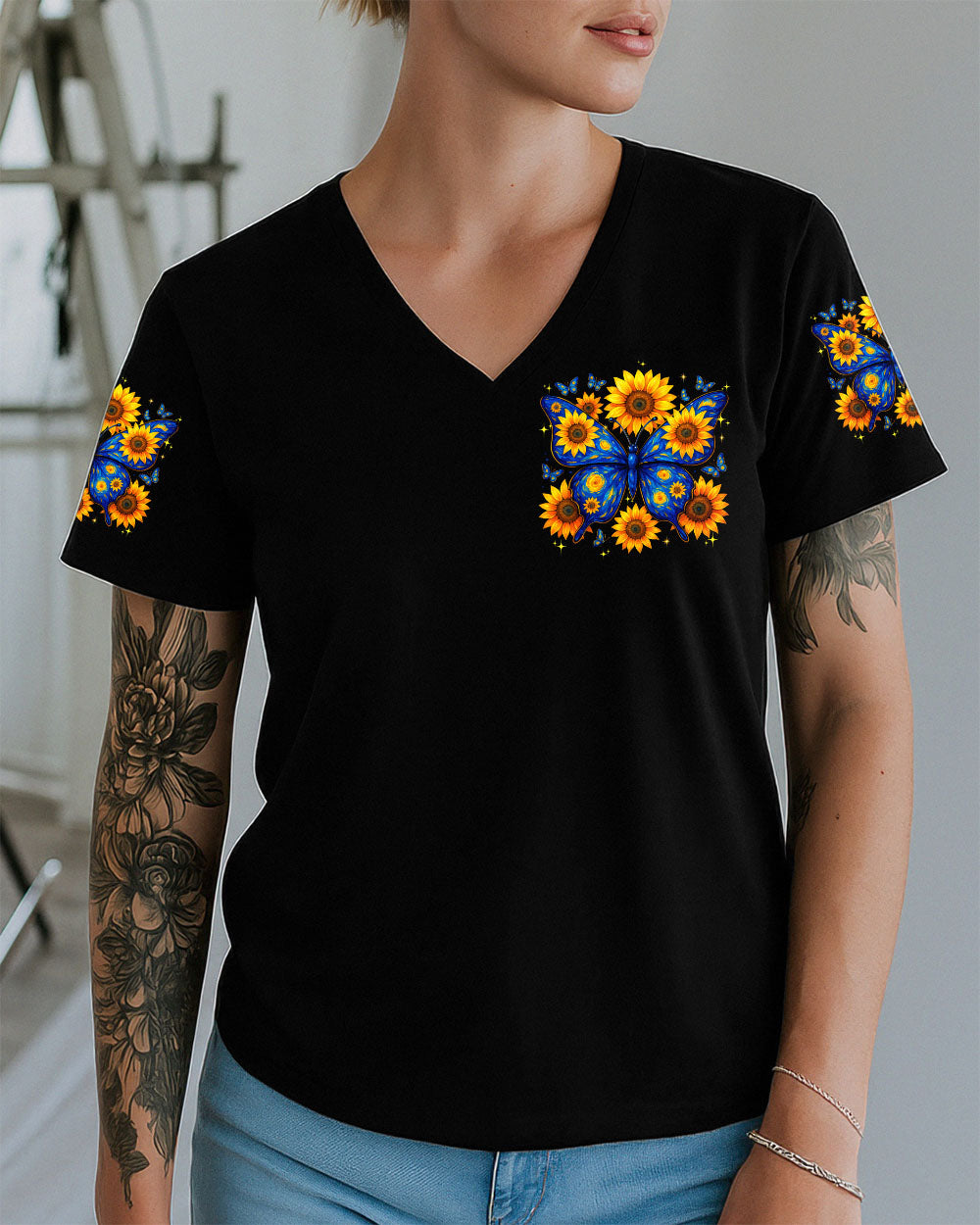 THE DARKEST STORMS ARE STILL FOLLOWED BY SUNSHINE BUTTERFLY ALL OVER PRINT - TY0210251