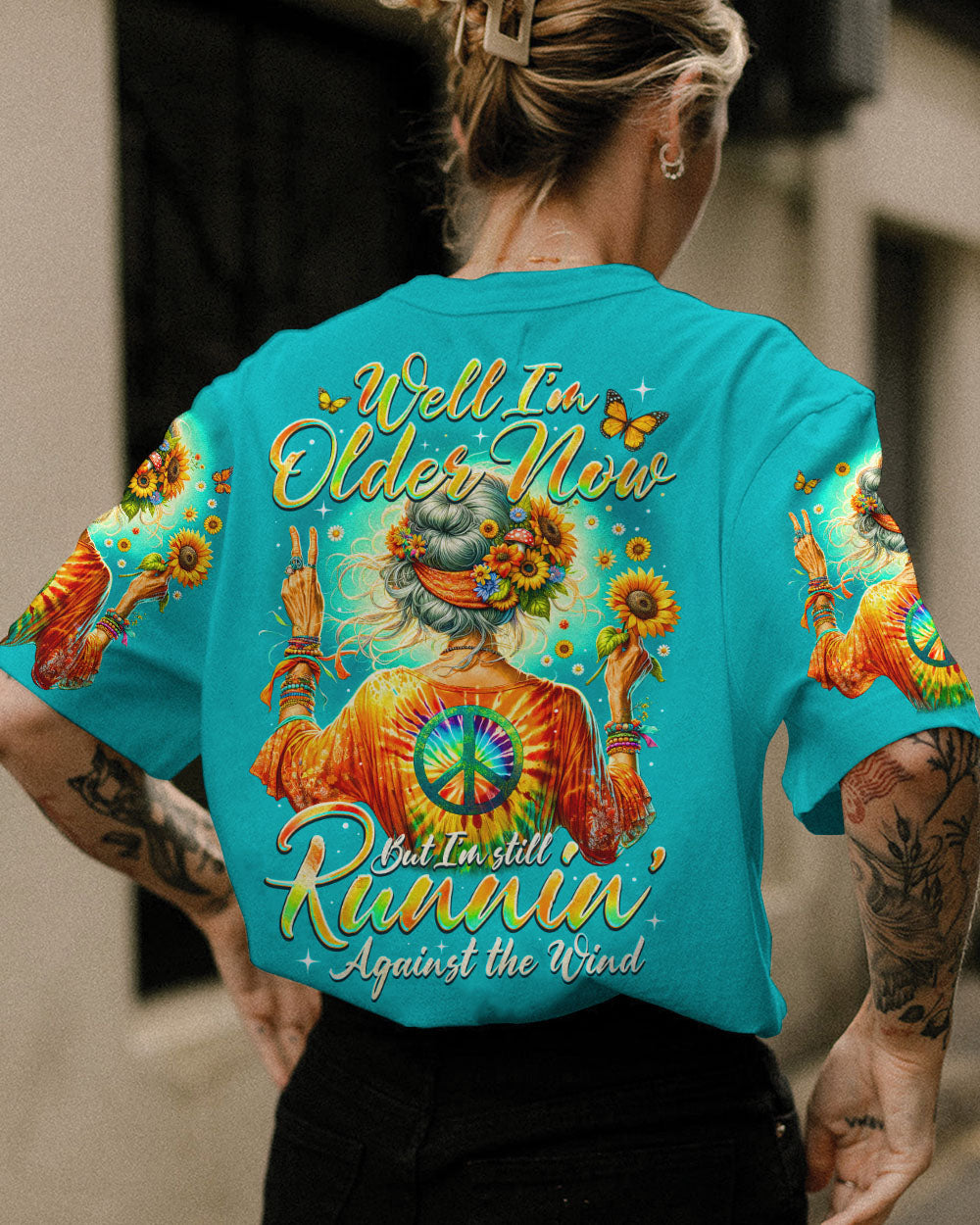 RUNNING AGAINST THE WIND ALL OVER PRINT - TY0305243
