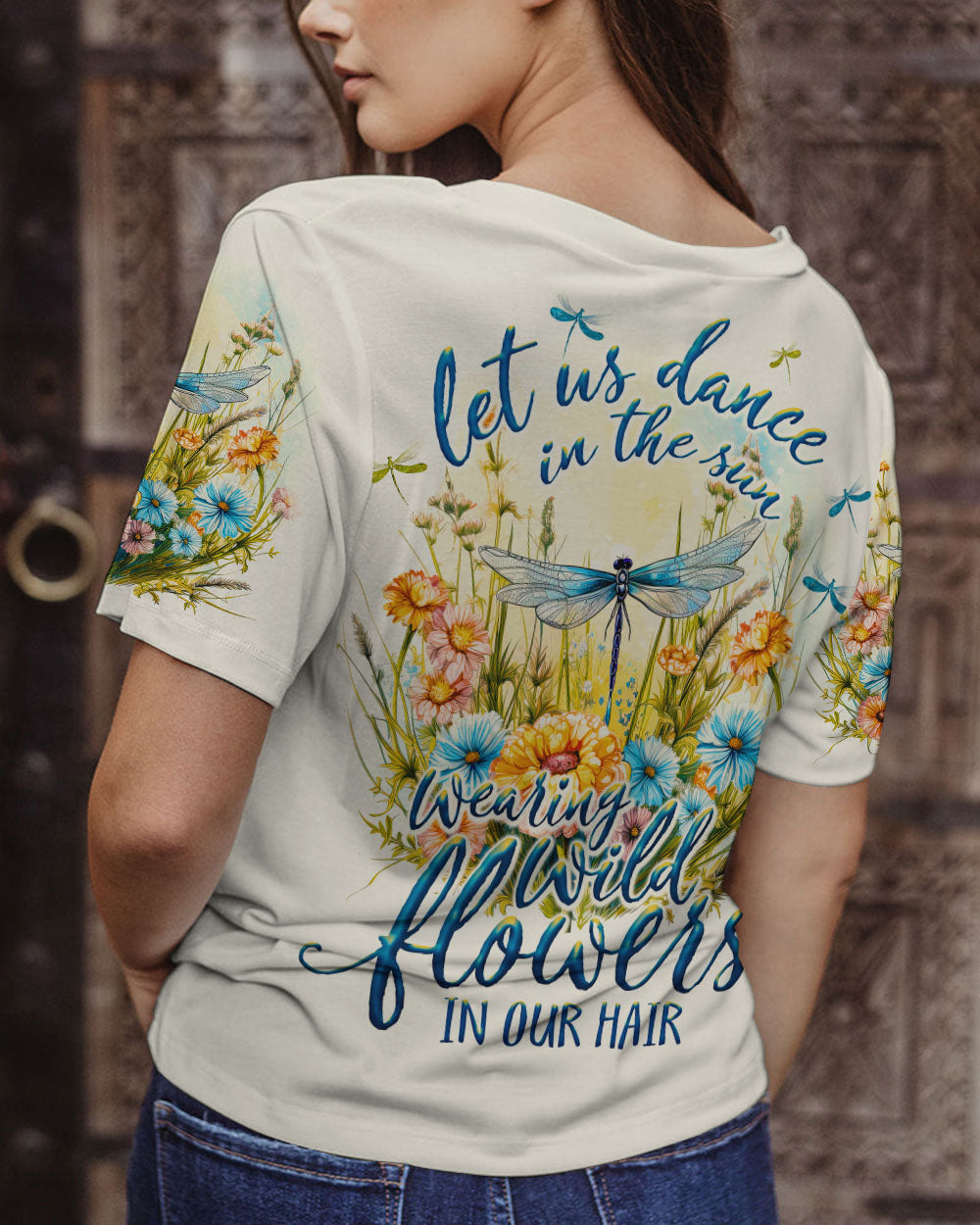 LET US DANCE IN THE SUN DRAGONFLY ALL OVER PRINT - TY0308232