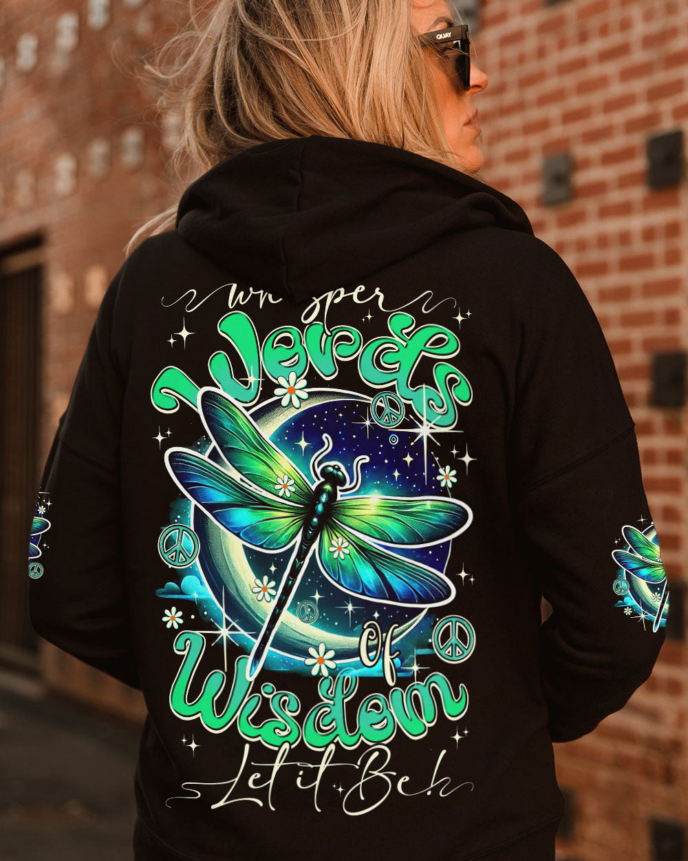 WHISPER WORDS OF WISDOM LET IT BE DRAGONFLY ALL OVER PRINT - TY0311251