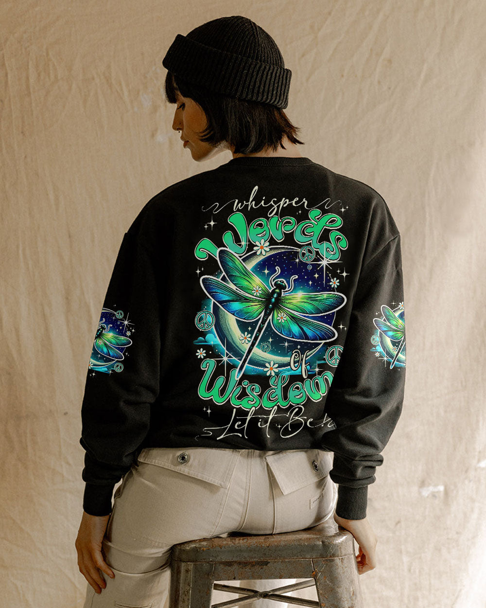 WHISPER WORDS OF WISDOM LET IT BE DRAGONFLY ALL OVER PRINT - TY0311251
