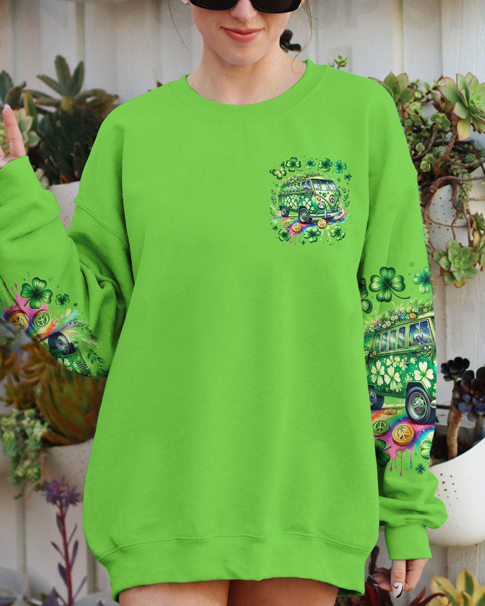 IN MARCH WE WEAR GREEN PATRICK'S DAY ALL OVER PRINT - TY0401241