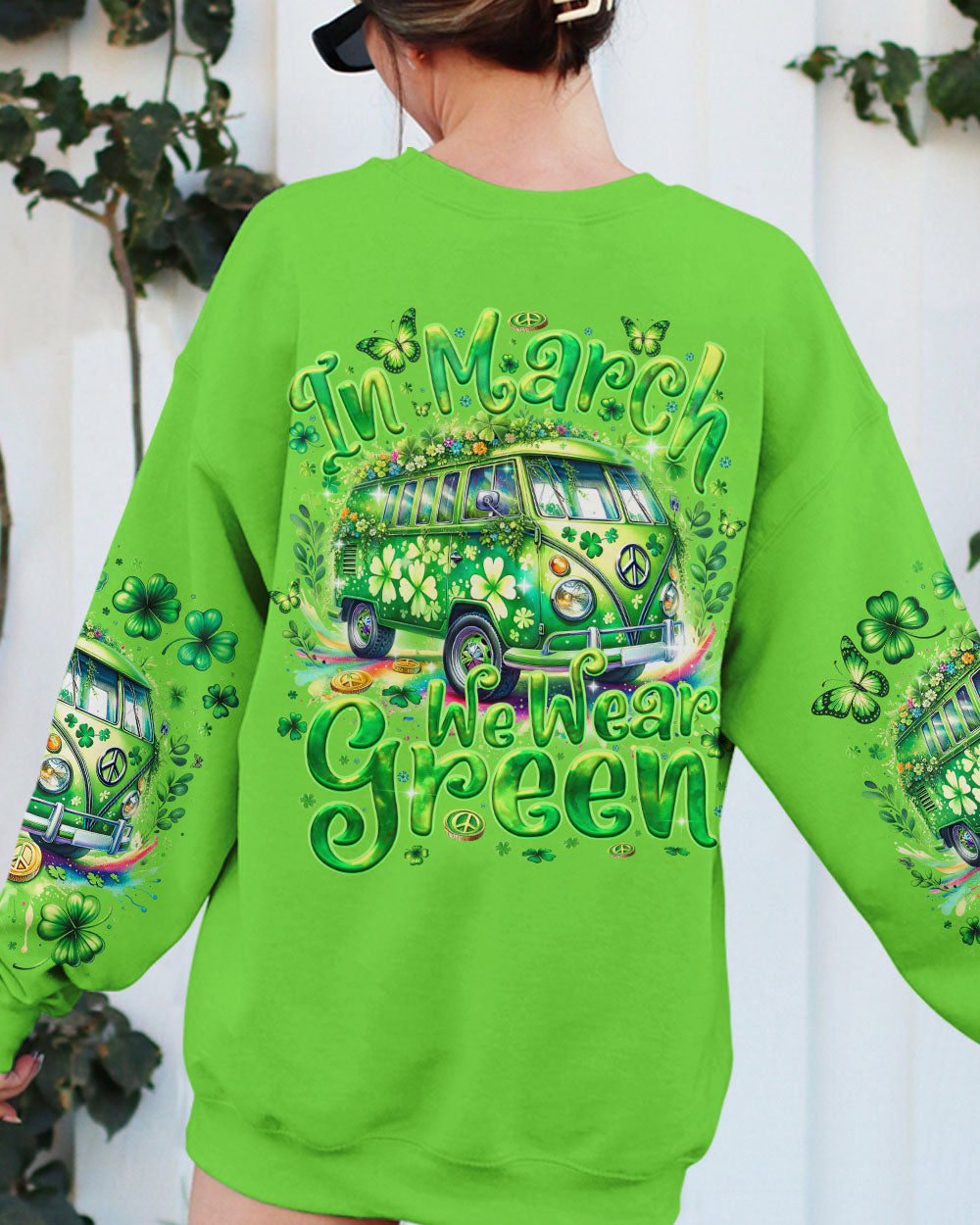 IN MARCH WE WEAR GREEN PATRICK'S DAY ALL OVER PRINT - TY0401241