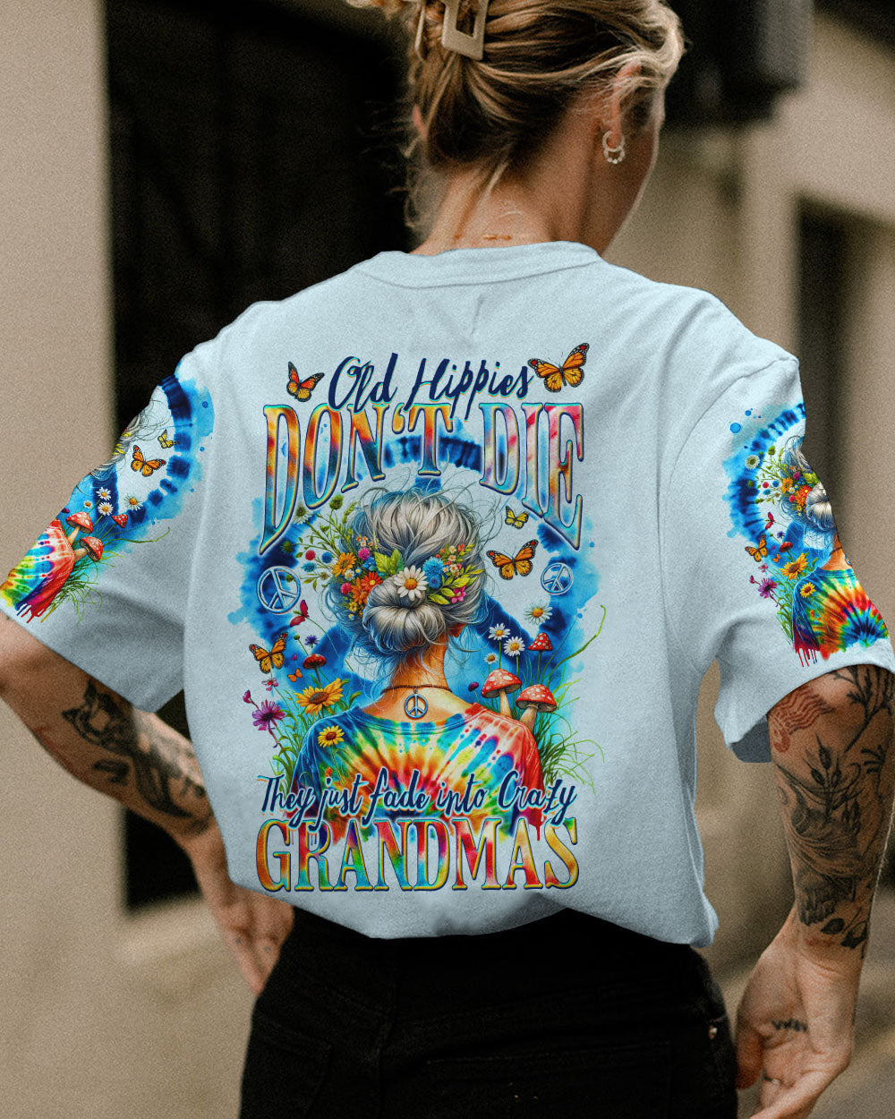OLD HIPPIES ALL OVER PRINT - TY0412232