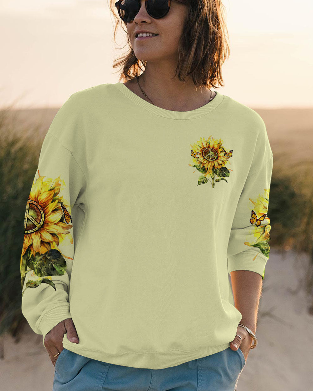 ALL YOU CAN DO IS YOUR BEST SUNFLOWER ALL OVER PRINT - TY0501241