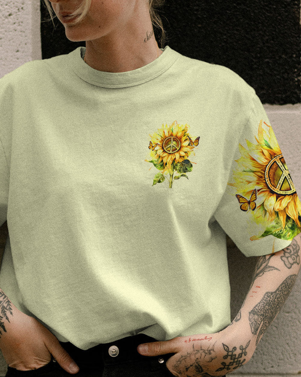ALL YOU CAN DO IS YOUR BEST SUNFLOWER ALL OVER PRINT - TY0501241