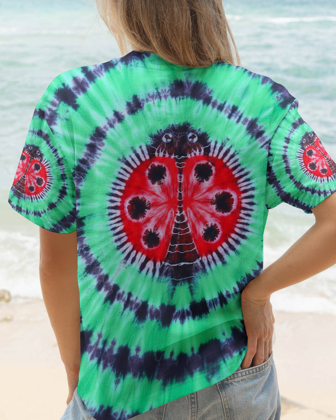 GREEN AURA LADYBUG ALL OVER PRINT - TY0501261