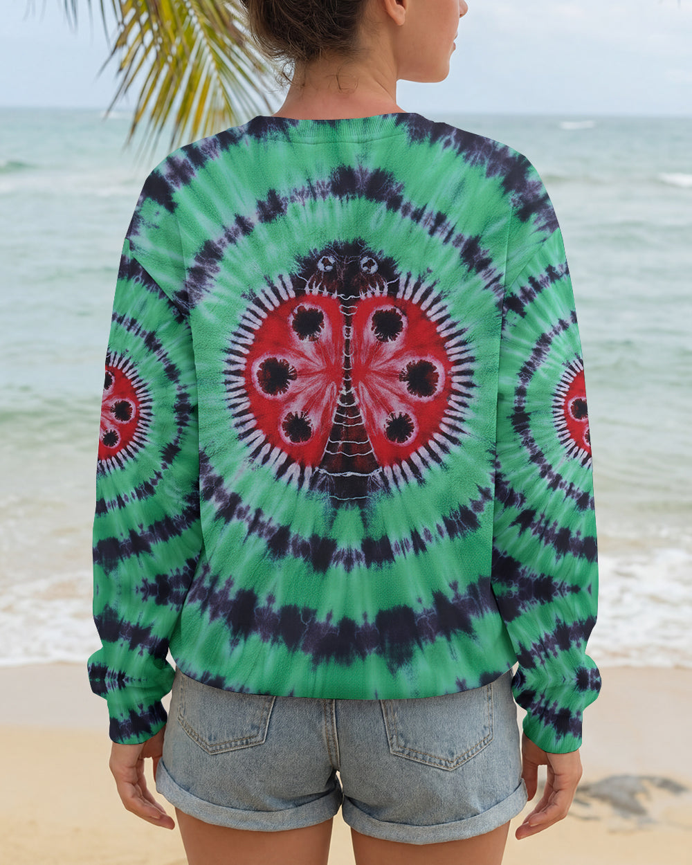 GREEN AURA LADYBUG ALL OVER PRINT - TY0501261
