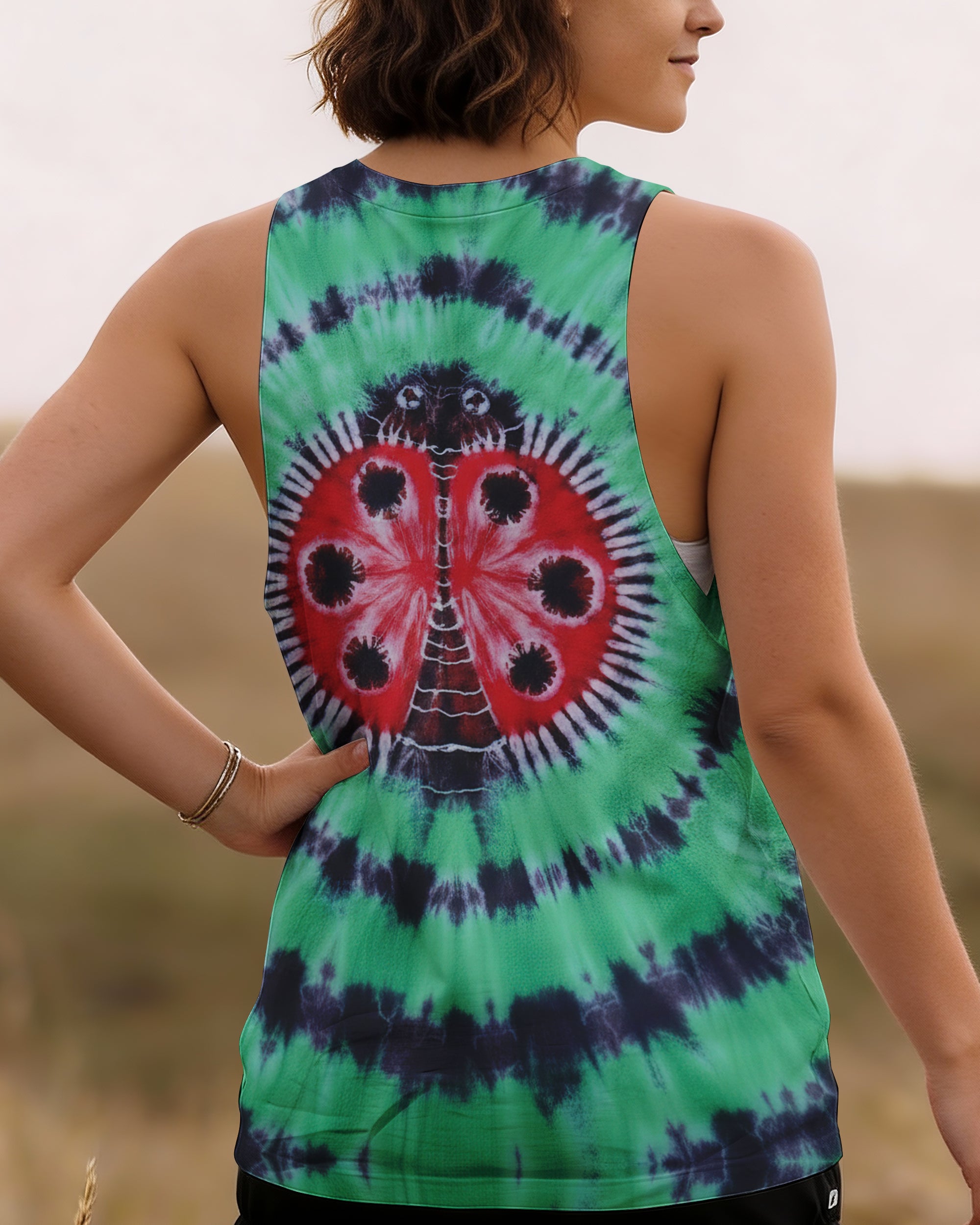 GREEN AURA LADYBUG ALL OVER PRINT - TY0501261