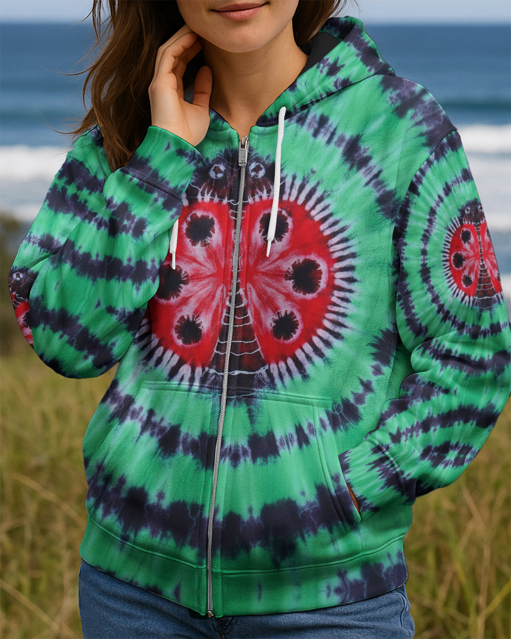 GREEN AURA LADYBUG ALL OVER PRINT - TY0501261