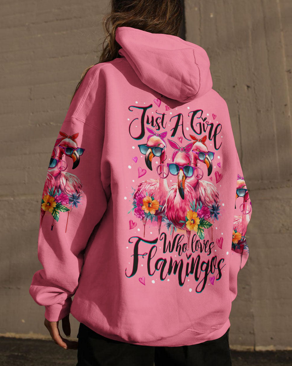 LOVES FLAMINGOS ALL OVER PRINT - TY0506231