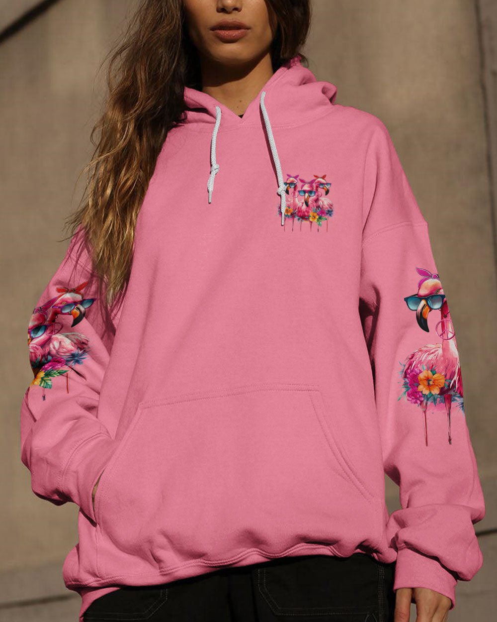 LOVES FLAMINGOS ALL OVER PRINT - TY0506231