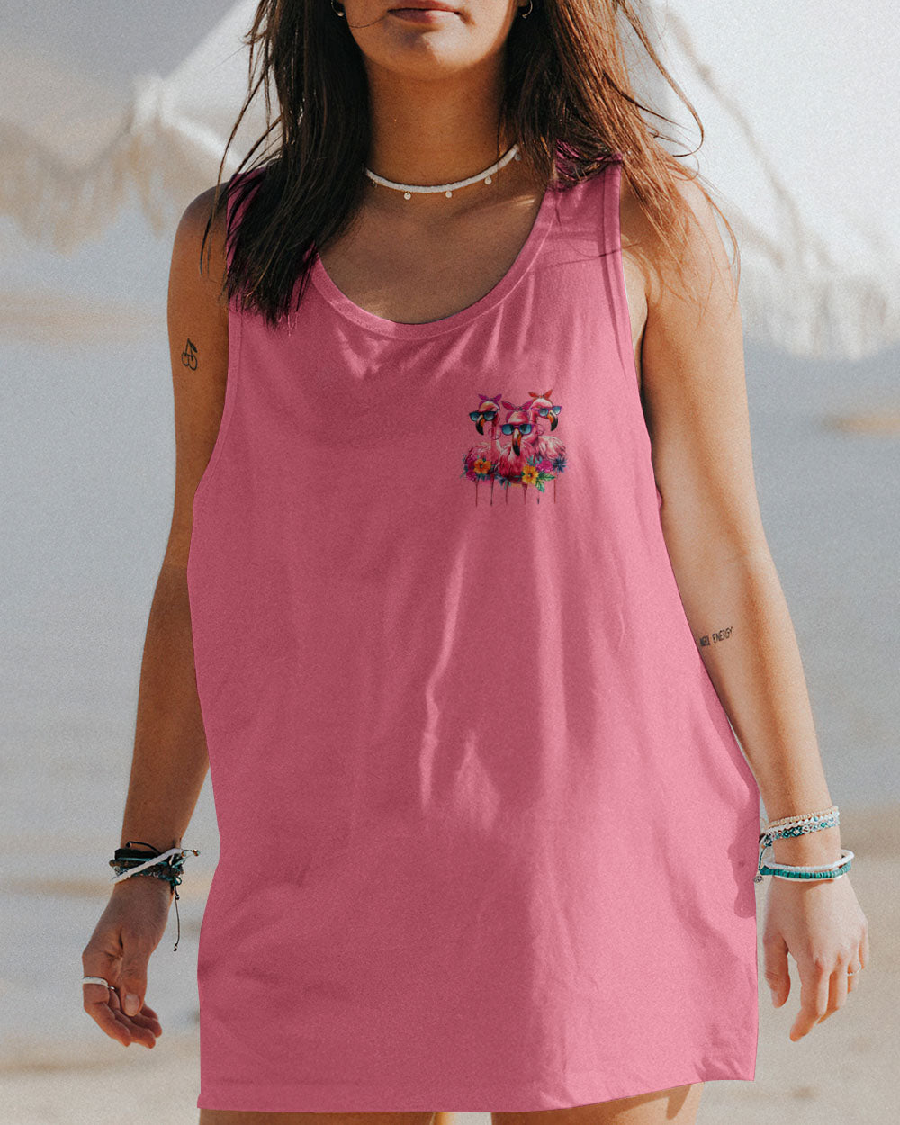 LOVES FLAMINGOS ALL OVER PRINT - TY0506231