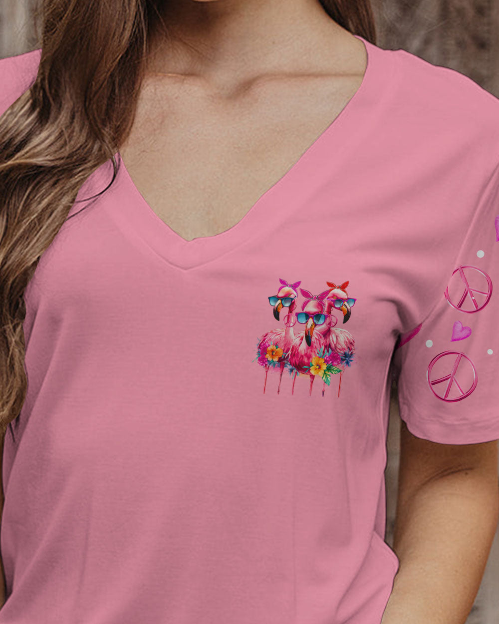 LOVES FLAMINGOS ALL OVER PRINT - TY0506231